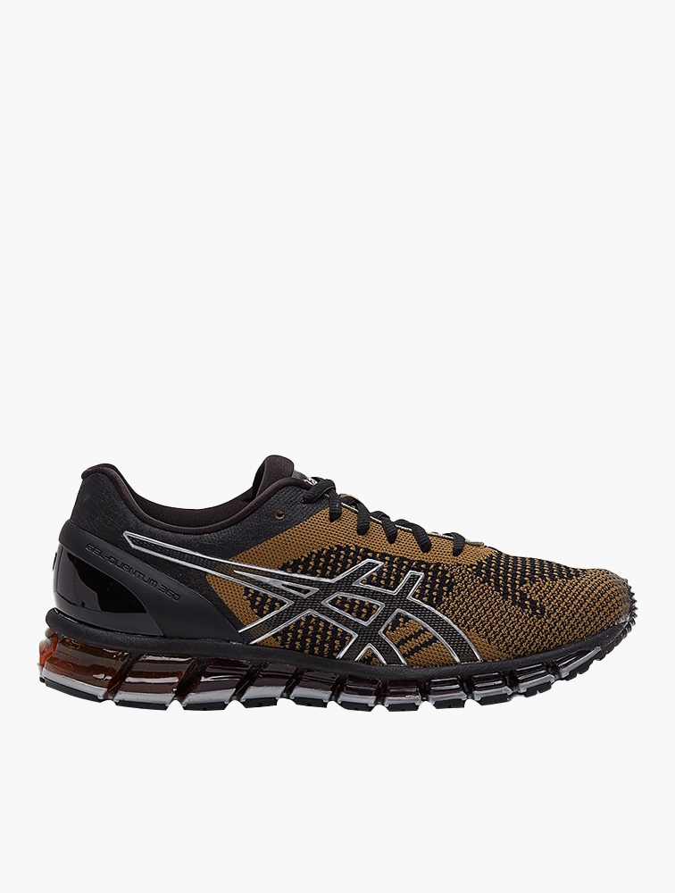 Black asics gel quantum 360 knit hotsell